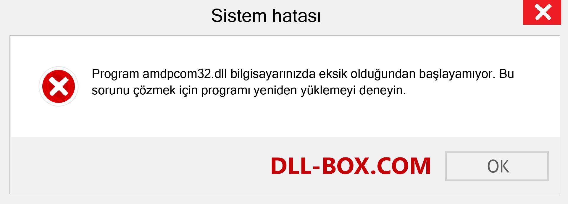 amdpcom32.dll dosyası eksik mi? Windows 7, 8, 10 için İndirin - Windows'ta amdpcom32 dll Eksik Hatasını Düzeltin, fotoğraflar, resimler